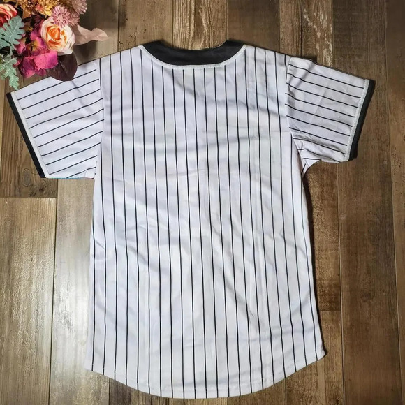 Cuthbert 90s Bel Air Baseball Jersey Shirt for Theme Party Women's Size Large - Picture 10 of 15